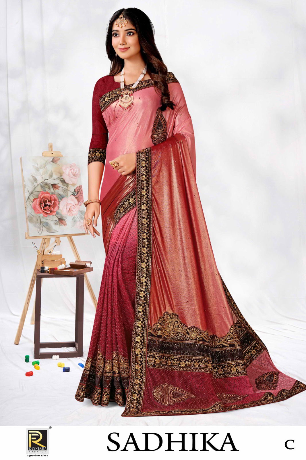 Sadhika By Ronisha Colors Designer Sarees Catalog